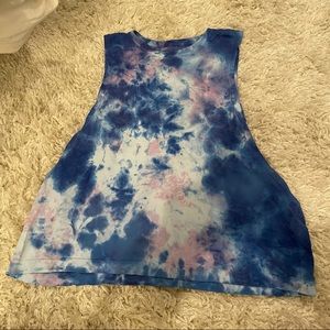 Spiritual gangster tie dye tank